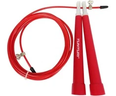 Šokdynė Tunturi Jumprope Steel Adjust, raudona