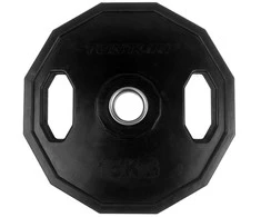 Olimpiniai gumuoti svarmenys TUNTURI 1,25-25kg (Svoris: 1 x 15 kg)