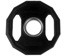 Olimpiniai gumuoti svarmenys TUNTURI 1,25-25kg (Svoris: 2 x 1.25 kg)
