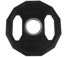 Olimpiniai gumuoti svarmenys TUNTURI 1,25-25kg (Svoris: 2 x 2.5kg)