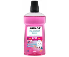 Agrado Enjuague Bucal Kids Fresa, 500 ml
