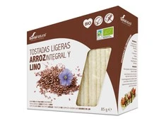 Alecosor Bio Ryžių ir linų skrebučiai