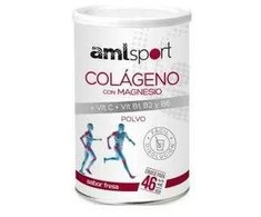 Amlsport Kolagenas su magniu Vit C Vit B1 B2 B6 Braškių skonio Pol