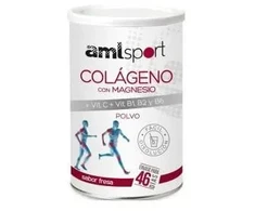 Amlsport Colágeno Con Magnesium Vit C Vit B1 B2 B6 Sabor Fresa Pol