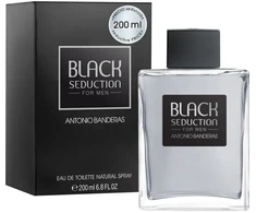 Antonio Banderas Juodas Seduction EDT tualetinis vanduo vyrams, 200 ml