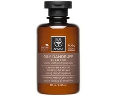 Apivita Oily Dandruff Šampūnas With Baltas Willow And Propolis šampūnas nuo pleiskanų 250ml