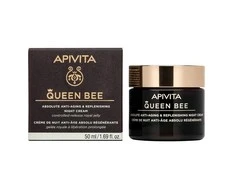 Apivita Queen Bee Night Kreminis veido kremas nuo raukšlių ir senėjimo50ml