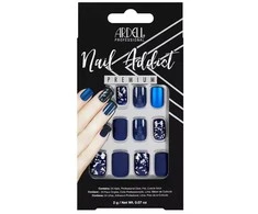 "Ardell Nail Addict Matte Mėlyna" dirbtiniai nagai