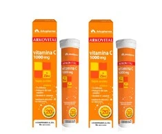 Arkopharma Arkovital Vitamins C 20 putojančių tablečių DUPLO