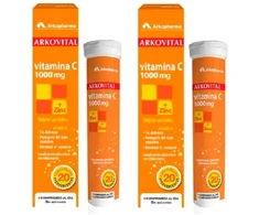 Arkopharma Arkovital Vitamins C 20 putojančių tablečių DUPLO