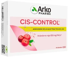 Arkopharma Cranberola Ciscontrol American Cranberry maisto papildai šlapimo sistemai 60 vnt kapsulių