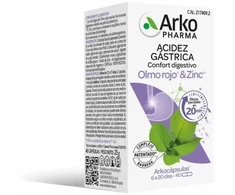 Arkopharma Gastric Acidity Digestive Comfort Slippery Elm - Zinc 40 Capsules