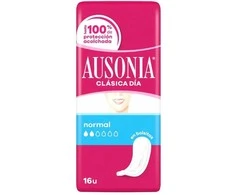 Ausonia Clasica Dia Compresas En Bolsas Sin Alas 16un