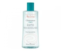 Avene Cleanance Micellar Vanduo micelinis vanduo mišriai / riebiai / į spuogus linkusiai odai, 400 ml