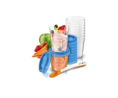 Philips Avent Baby Storage Container Set puodeliai maistui laikyti