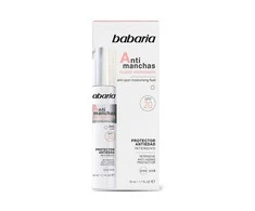 "Babaria" drėkinamasis skystis nuo tamsių dėmių Spf20 50ml