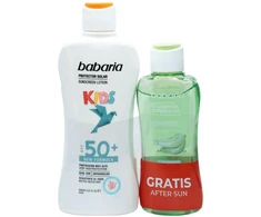 Babaria Kids apsauginis kremas nuo saulės SPF50, atsparus vandeniui, 200 ml balzamas po deginimosi, 1 vnt.