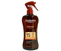 Babaria Sol Bronze Aceite Protector Solar Monoi Tahiti Purškiklis Spf15, 300 ml