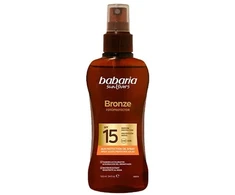 Babaria Sol Bronze Aceite Protector Solar Purškiklis Spf15, 100 ml