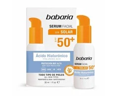 Babaria Solar Acido Hialurónico Serum Facial Spf50, 30 ml