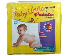 Baby Lindo sauskelnės T4 9-15 kg 26 vnt