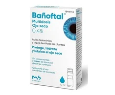 "Bañoftal" sausų akių lašai 10ml
