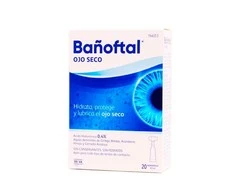 akių lašai nuo sausų akių pojūčio Bañoftal Dry Eye Single Dose 0.4 20vnt