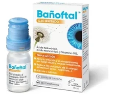 Bañoftal Trigubo poveikio sudirgintų akių priemonė 10ml