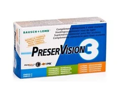 BAUSCH+LOMB Preservision 3 60 kapsulių