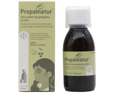 BAYER Propalnatur Cough And Sore Throat Syrup Lemon And Cherry Flavor 120ml