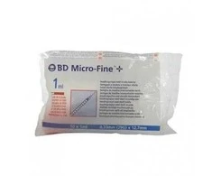 B.d Ultra Fine insulino švirkštas U 100 1 ml 30 g x 13 mm 10 vienetų Becton Dickinson