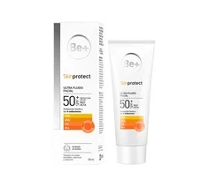 "Be+ Skin Protect Facial Spf50+" kremas apsaugantis nuo Plataus spektro UVB ir UVA saulės spindulių 50ml