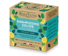Beauterra Solide Champú De Menta y Cáscara De Limón 75g