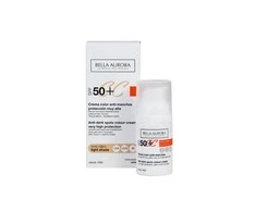 Bella Aurora CC kremas nuo dėmių Spf50 šviesus tonas 30ml
