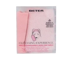 "Beter Cleansing Experience" makiažo valymo rankšluostis ir plaukų juosta
