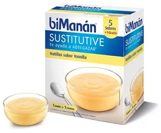 Bimanán Sustitutive Vanilinis kremas 5 vienetai