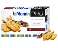 "Bimanán Pro Biscuits Cereals With Nuggets Choco" 16 vienetų