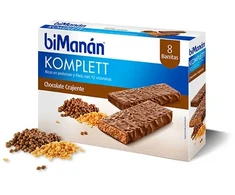Bimanán Sustitutive Chocolate Komplett Bars 8 vienetai