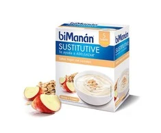 Bimanán Sustitutive Cereal Yoghurt Kreminis 5 vienetai