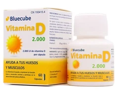 Bluecube Vitamins D 2000 60 kapsulių
