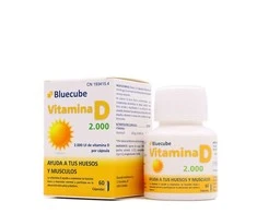 Bluecube Vitamins D 2000 60 kapsulių