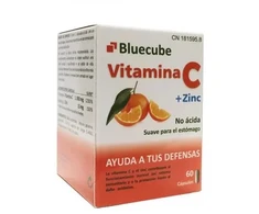 Bluecube Vitamina C Zinc 60 Cápsulas