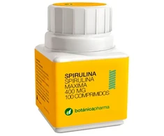 Botanica Nutrients Botaniniai maistiniai elementai Spirulina 400mg