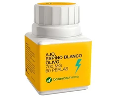 BotanicaPharma Gudobelė + alyvuogės česnakai 60 perlų