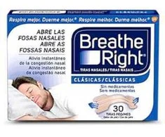 Breathe Right Nosies Juostos Mažos 30 Vienetų