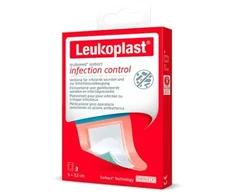 Bsn Medical Leukomed Sorbact tvarstis 5x7,2cm 3 vienetai