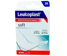 Bsn Medical Leukoplasr Pro Soft 19mx72mm pleistrai 20vnt