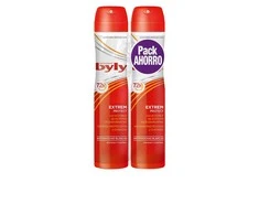 Byly Extrem 72h Dezodorantas Purškiklis purškiamas dezodorantas, 2x200 ml