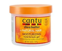 „Cantu For Natural Hair“ drėkinamasis gelis „Twist and Lock“ 370 g