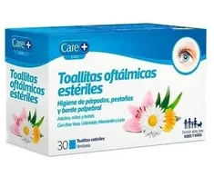 "Care+" sterilios oftalmologinės servetėlės 30 vienetų